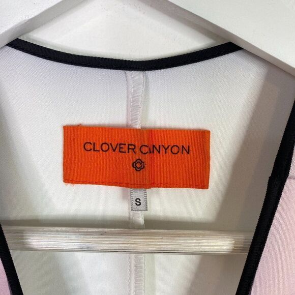 Clover Canyon Desert Prism Sleeveless Racerback Neoprene Dress - Picture 7 of 8